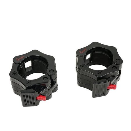 SUNNY HEALTH AND FITNESS Sunny Health & Fitness NO. 076 Barbell Shark Clamp Lock Collars - Pair NO. 076